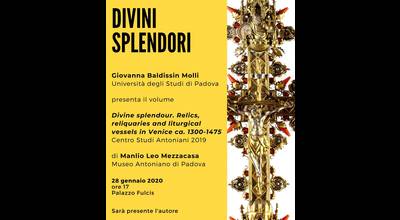 Immagine decorativa per il contenuto 28 gennaio - DIVINI SPLENDORI - Presentazione volume di M.L. Mezzacasa